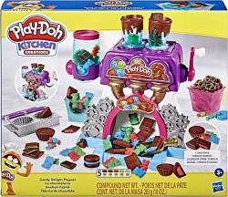 Hasbro Play-Doh Πλαστελίνη - Παιχνίδι Kitchen Creations Candy Shop για 3+ Ετών, 5τμχ  Hasbro Play-Doh Πλαστελίνη - Παιχνίδι Kitchen Creations Candy Shop για 3+ (E9844)