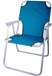 ED 34860 LIFETIME GARDEN ED 34860 BLUE Πτυσσόμενη μεταλική καρέκλα